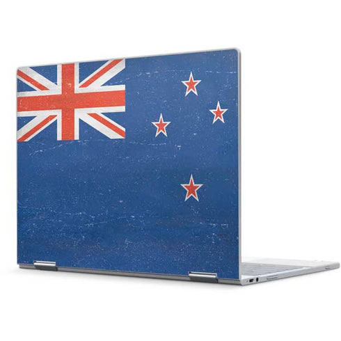 New Zealand Flag Distressed Pixelbook Skin
